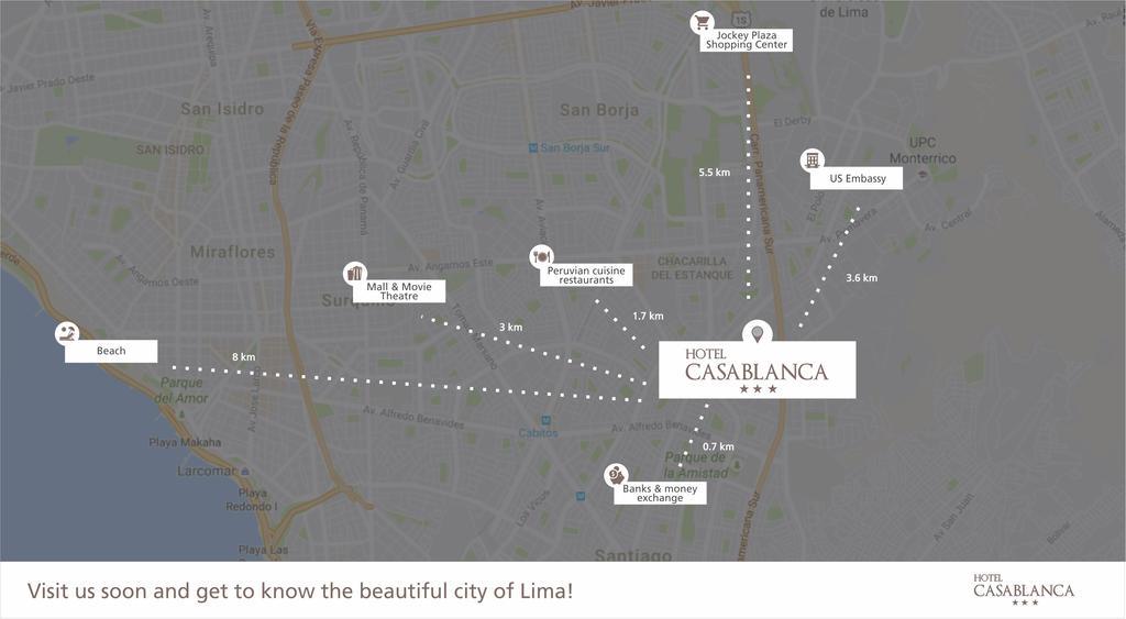 Отель Casablanca Лима Экстерьер фото